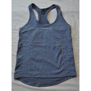 Alphalete Blue Fitted Tank Top Medium